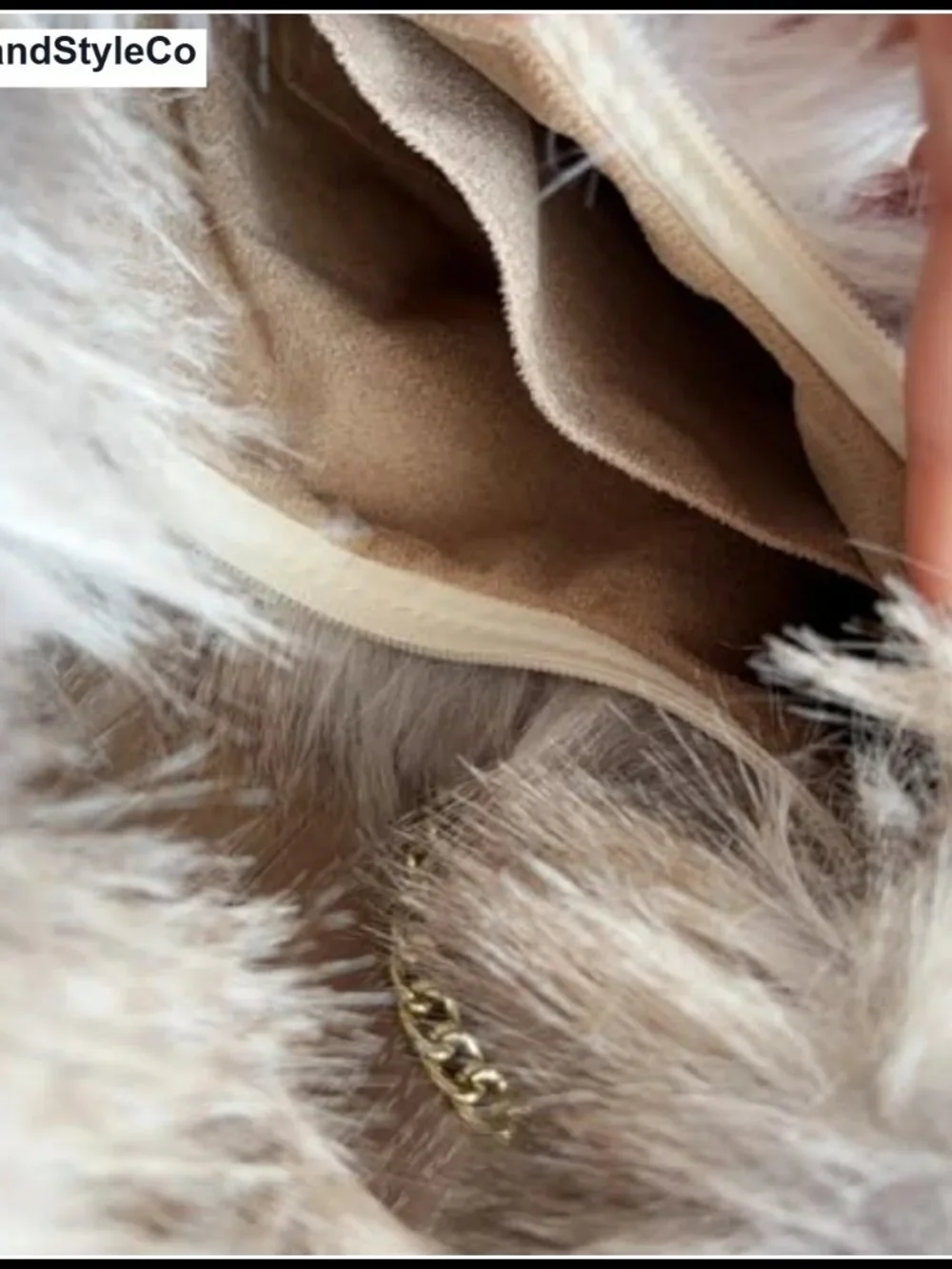 Faux Fur Hobo Tote Bag Lightweight Shoulder Crossbody Purse Women Handbag
